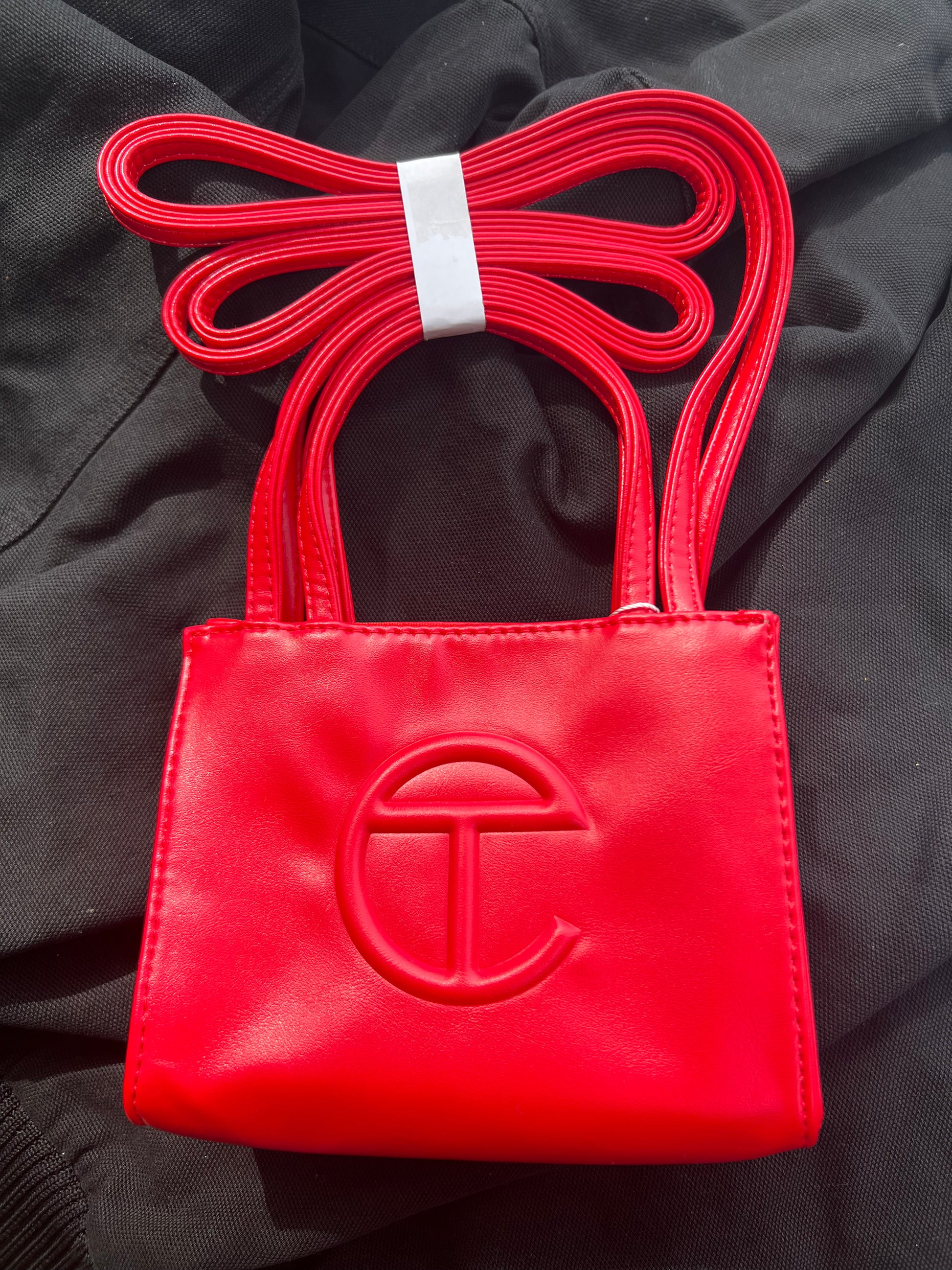 Telfar red discount bag